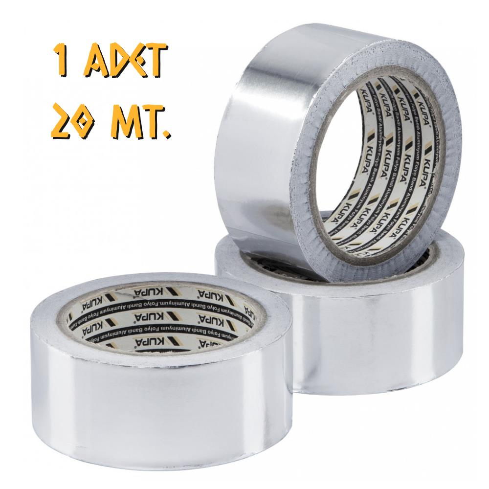 Kupa Aspiratör Boru Alüminyum Folyo Bant - 45 mm X 20 mt.