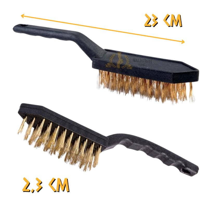 Yapaş Plastik Saplı Çelik Tel Fırça No: 4
