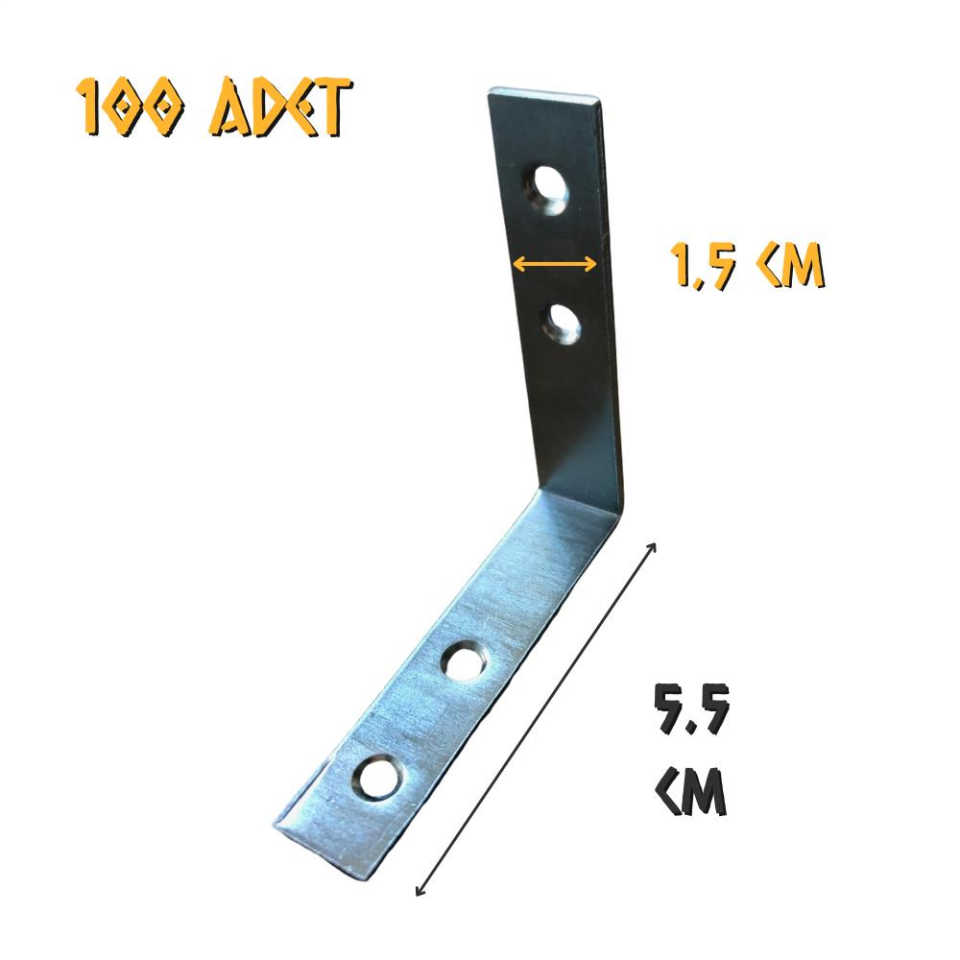 Ersa L Masa Gönye 15x55 mm. - 100 Adet