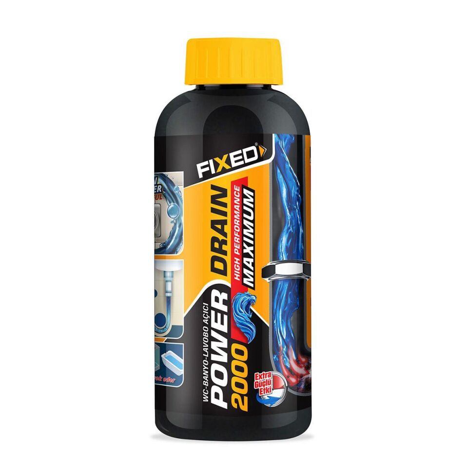 SGS Fixed WC Banyo Lavabo Sıvı Gider Açıcı Dökaç 2000 gr.
