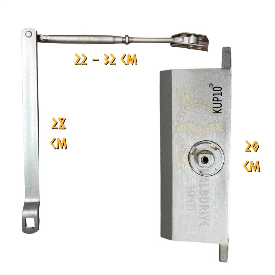 Kupa Kapı Hidroliği No: 4 - Ağır Kapı Yavaşlatıcı