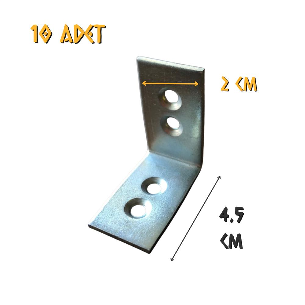 Ersa L Masa Gönye 20x45 mm. - 10 Adet