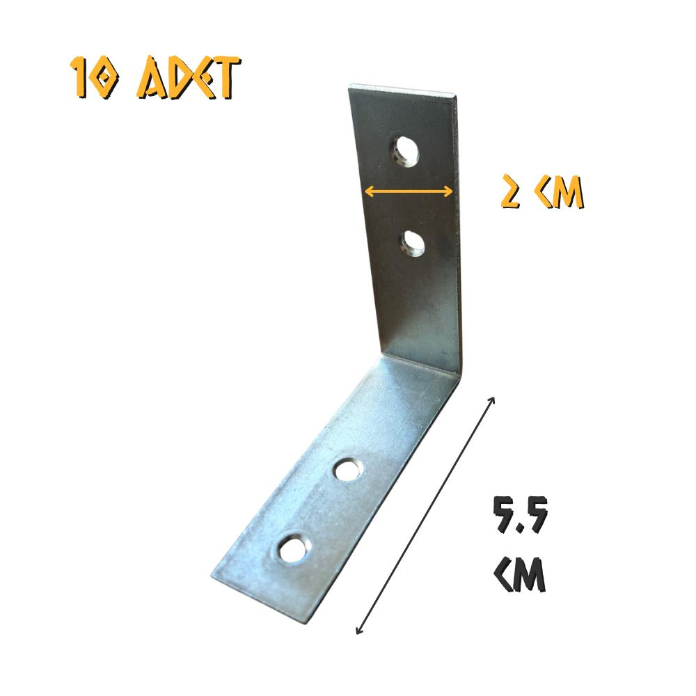 Ersa L Masa Gönye 20x55 mm. - 10 Adet
