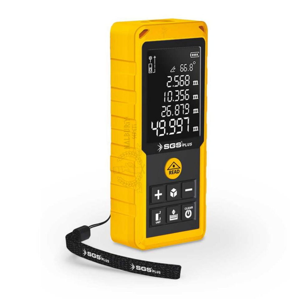 SGS Lazer Metre 100 mt.- Uzunluk Alan Hacim Açı Ölçme