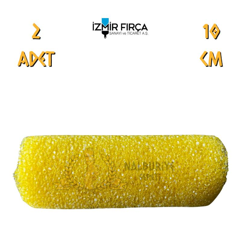 İzmir Fırça Mercan Parmak Rulo Yedek - 10 cm - 2 Adet