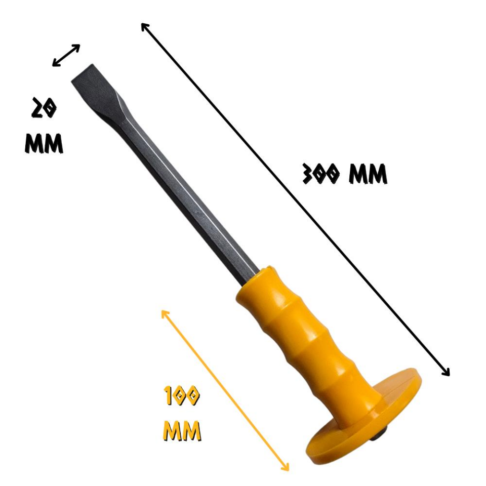 SGS Plastik Korumalı Keski 300 mm. - 1 Adet
