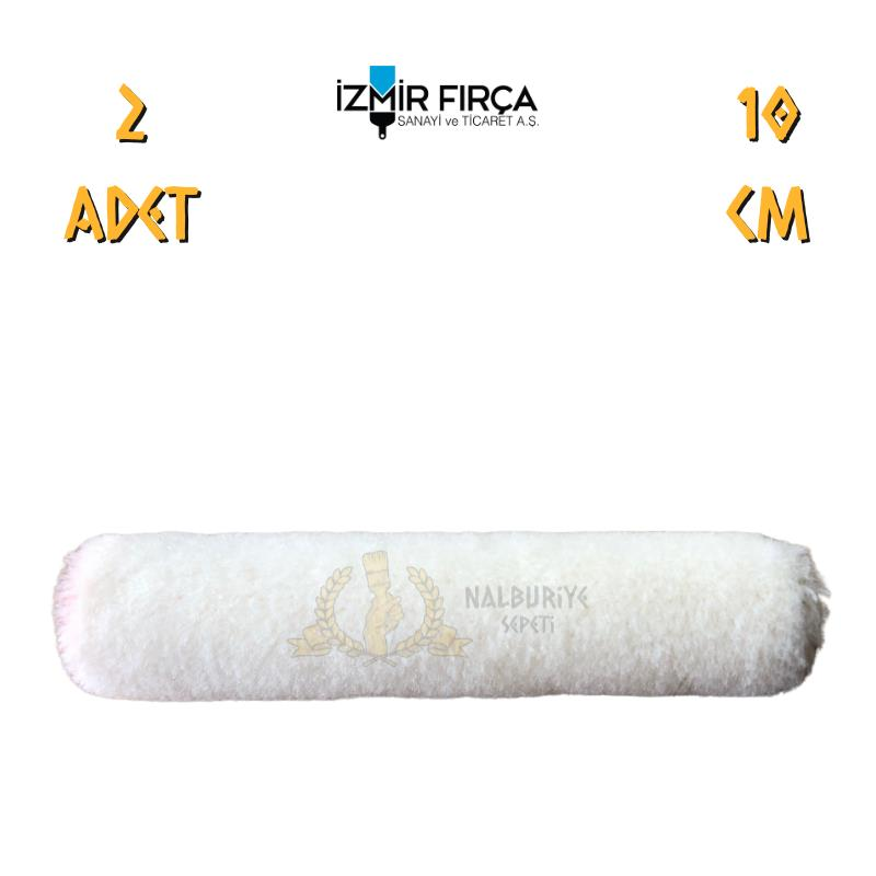 İzmir Fırça Kadife Moher Parmak Rulo Yedek - 10 cm - 2 Adet