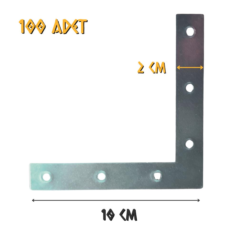 Ersa Düz Sac Gönye No: 10 - 10 cm. - 100 Adet
