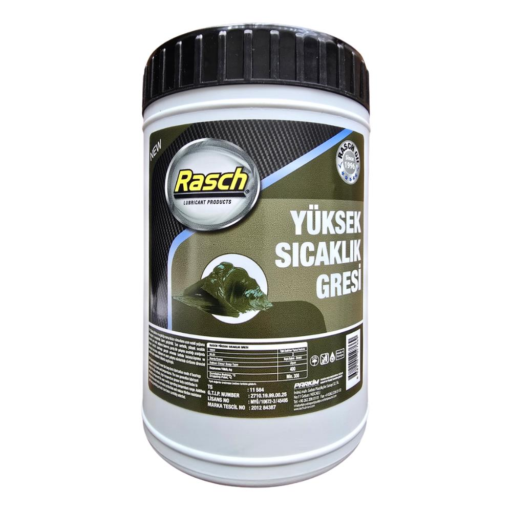 Rasch Isıya Dayanıklı Yüksek Sıcaklık Lityumlu Katı Gres Yağı Kahve - 3.6 Kg.