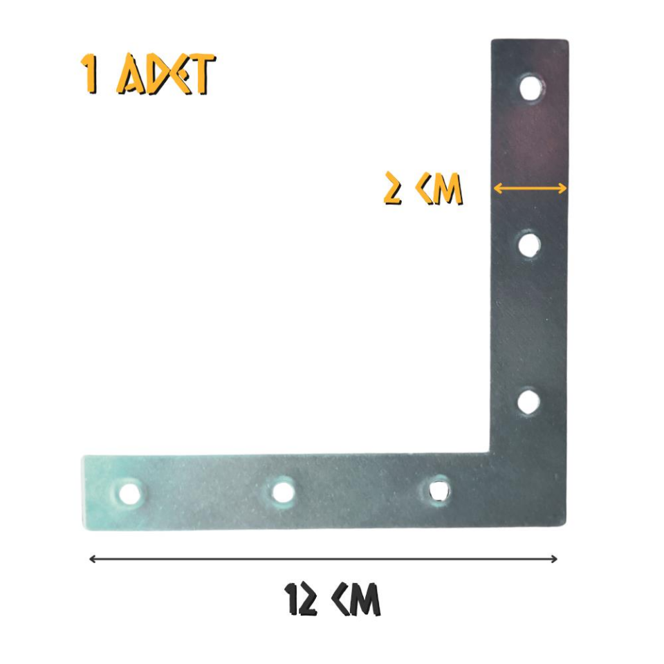 Ersa Düz Sac Gönye No: 12- 12 cm. - 1 Adet