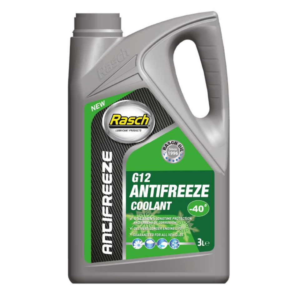 Rasch G12 Organik Radyatör Antifriz Yeşil -40° - 3 Lt.