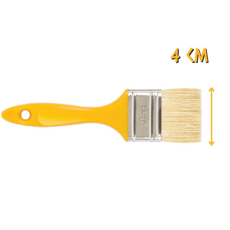 İzmir Fırça Libra Kestirme Boya Fırçası No: 2 - 4 cm.