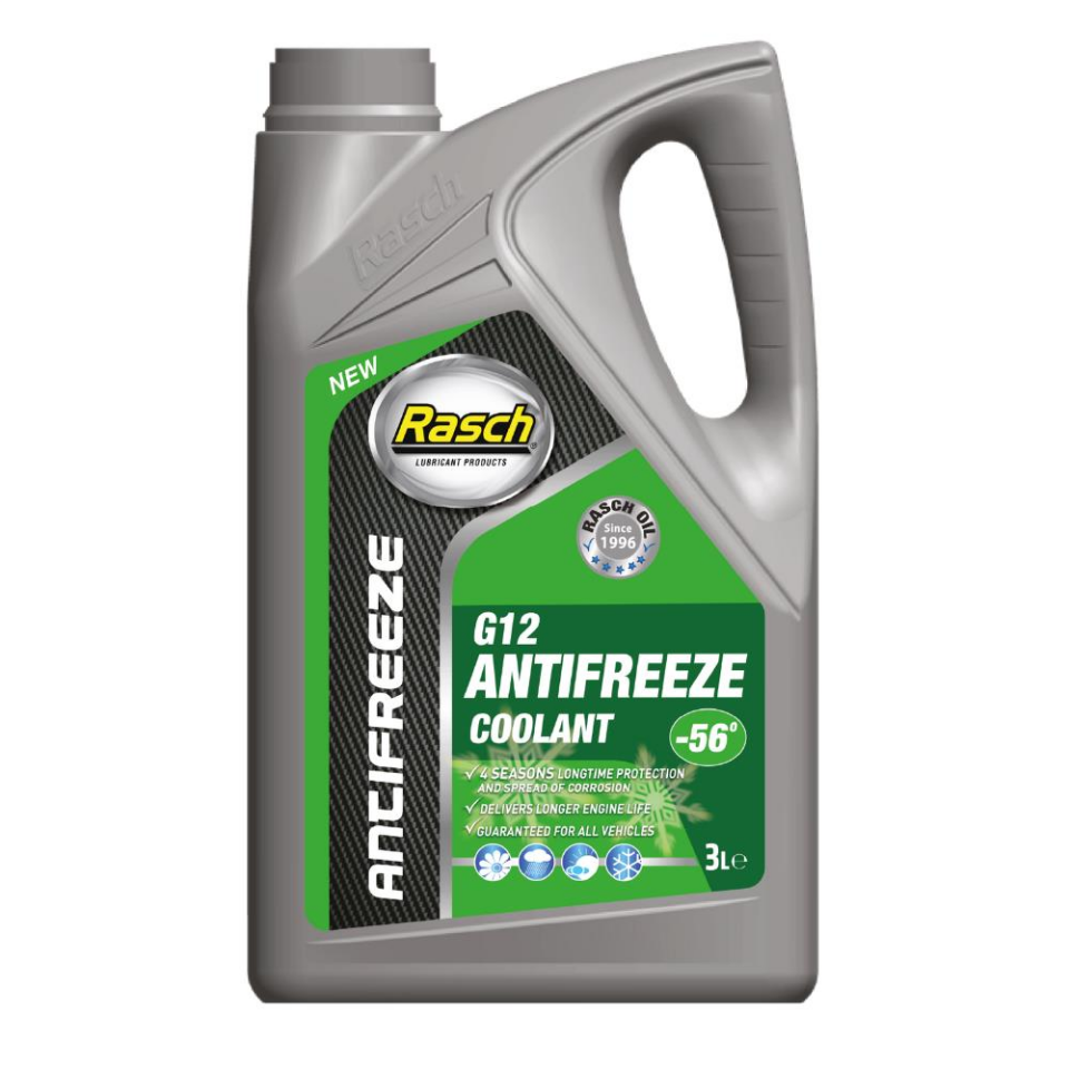 Rasch G12 Organik Radyatör Antifriz Yeşil -56° - 3 Lt.