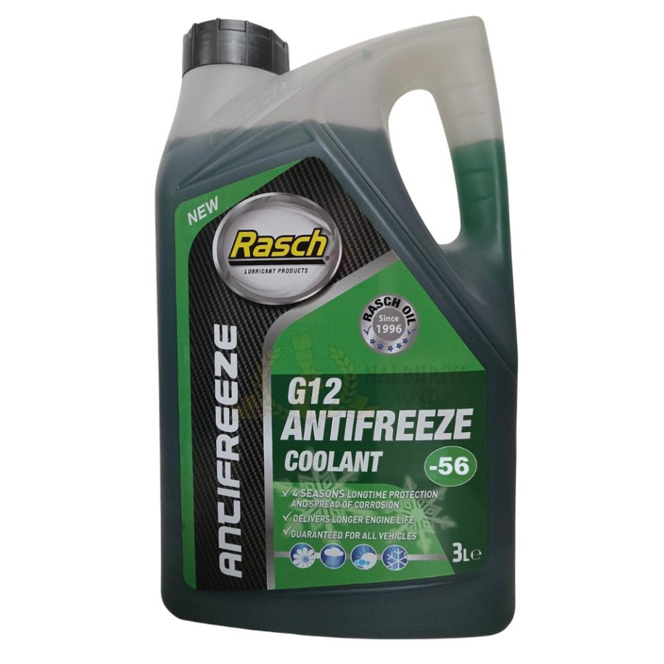 Rasch G12 Organik Radyatör Antifriz Yeşil -56° - 3 Lt.