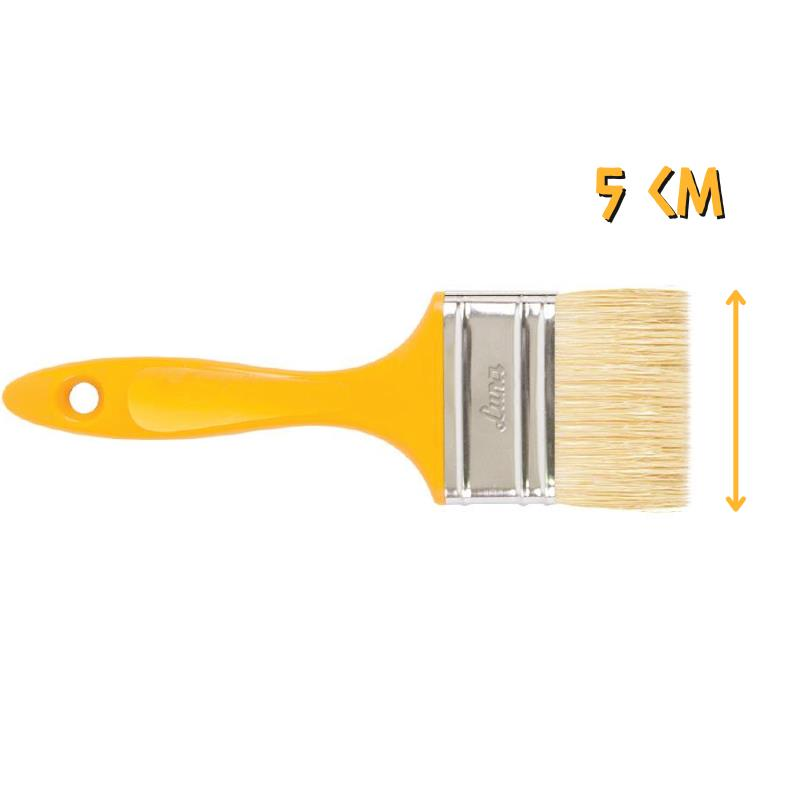 İzmir Fırça Libra Kestirme Boya Fırçası No: 2.5 - 5 cm.