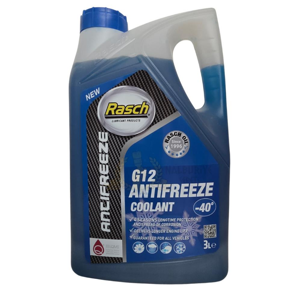 Rasch G12 Organik Radyatör Antifriz Mavi -40° - 3 Lt.
