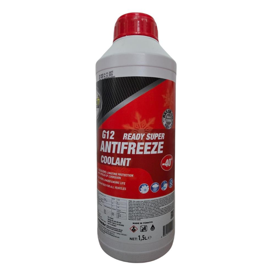 Rasch G12 Organik Radyatör Antifriz Kırmızı -40° - 1.5 Lt.