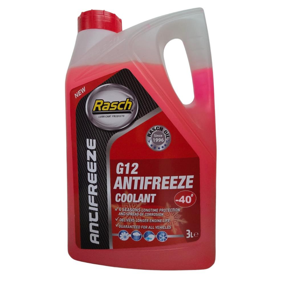 Rasch G12 Organik Radyatör Antifriz Kırmızı -40° - 3 Lt.