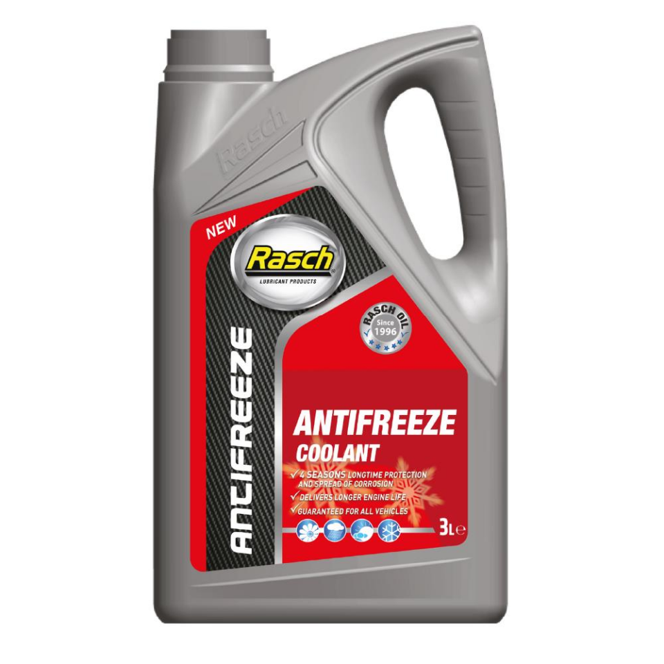 Rasch G12 Organik Radyatör Antifriz Kırmızı -56° - 3 Lt.