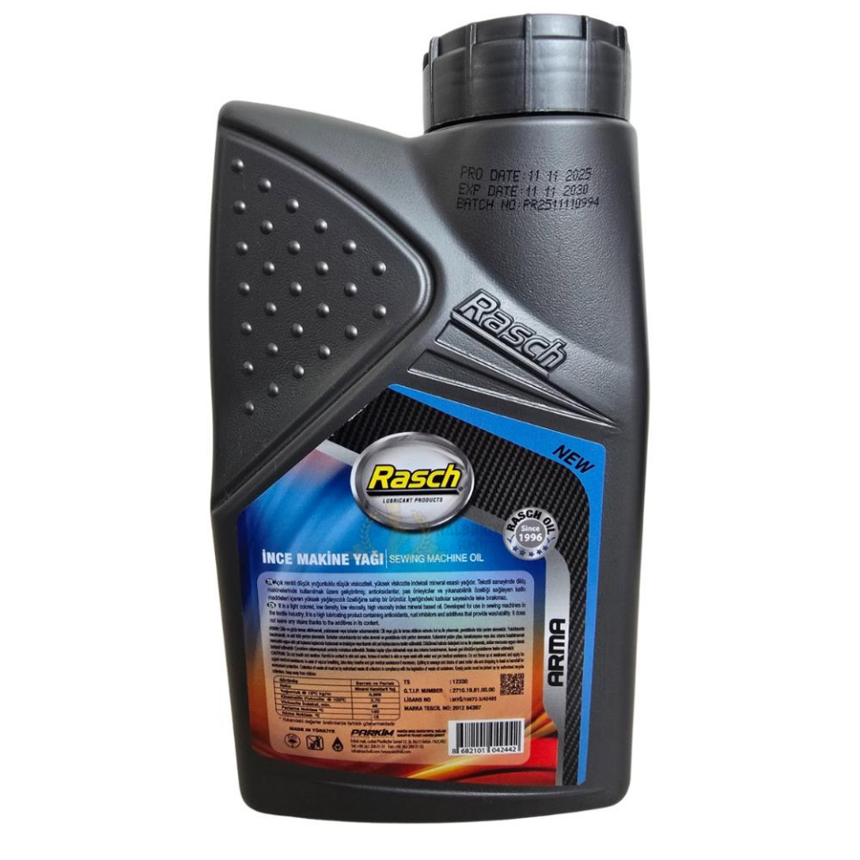 Rasch Leke Bırakmayan İnce Makine Yağı - 1 Lt.