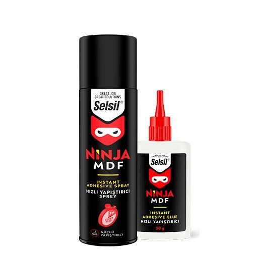 Selsil Çift Komponentli MDF Hızlı Yapıştırıcı Sprey 200 ml. - 1 Adet