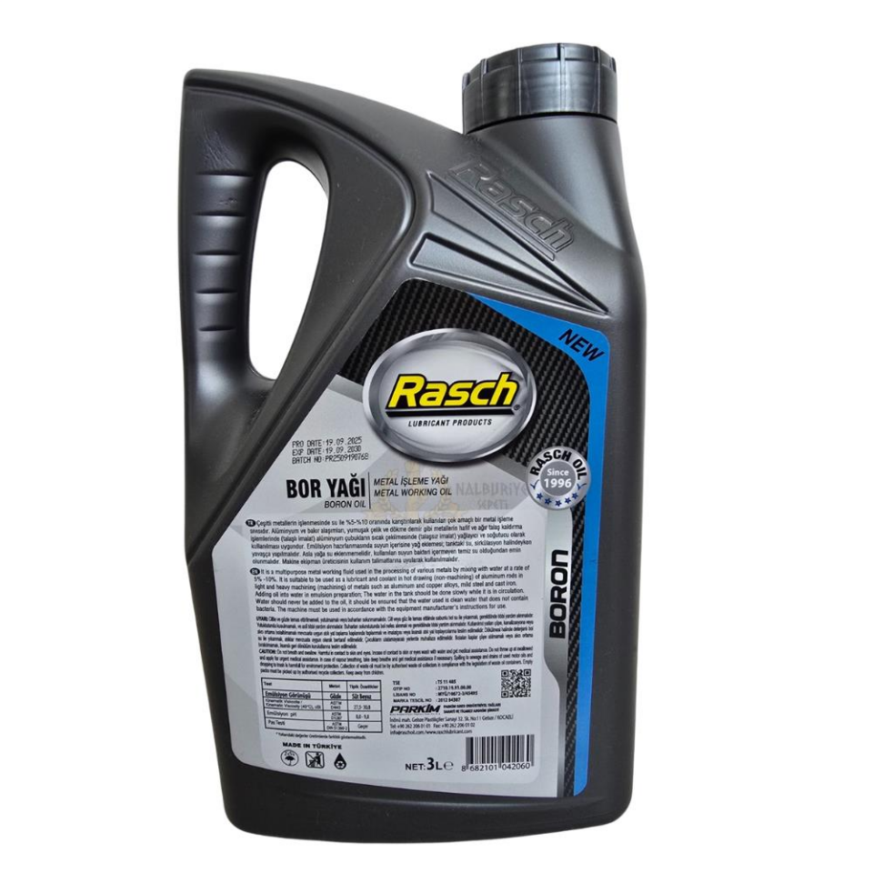 Rasch Boron CNC Metal İşleme Bor Yağı - 3 Lt.