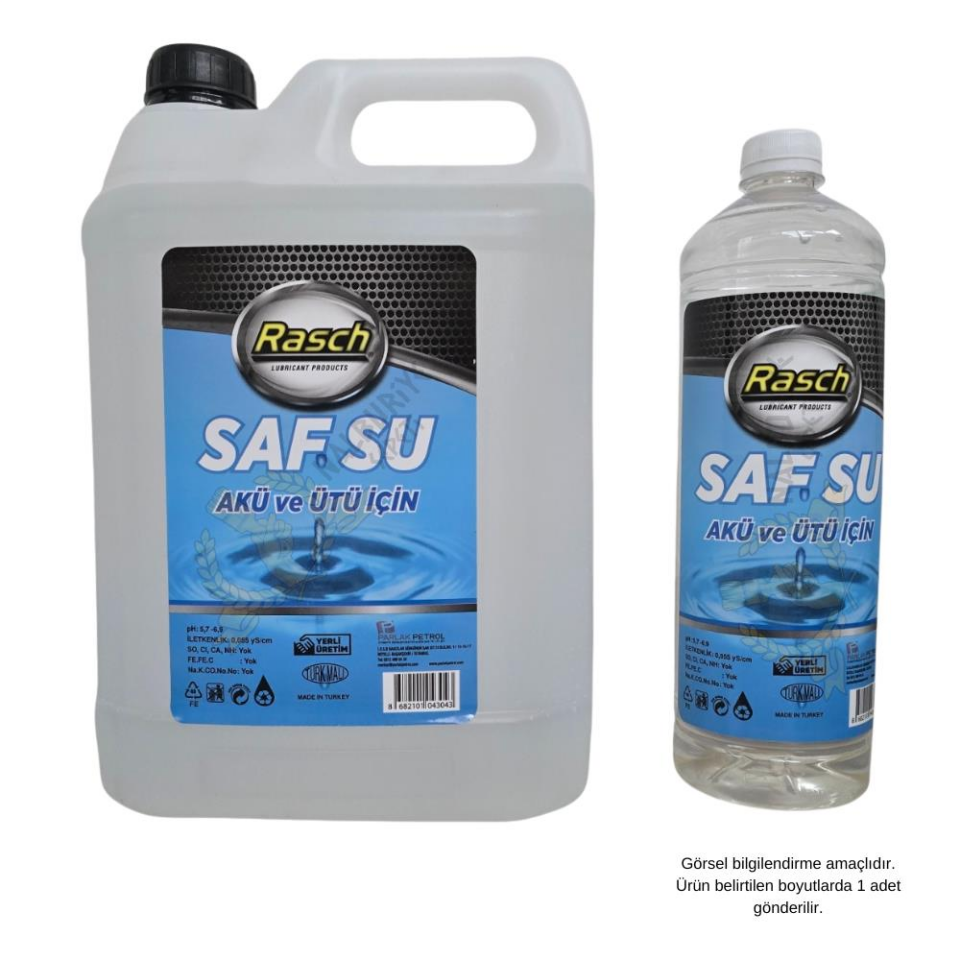 Rasch Akü ve Ütü için Saf Su - 5 Lt.