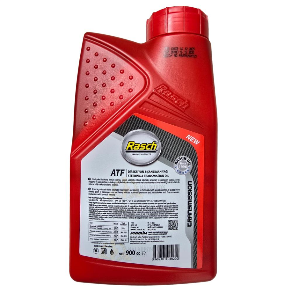 Rasch ATF Üniversal Direksiyon Yağı - 900 Cc.