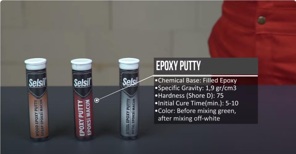 Selsil Epoksi Ahşap Tamir Macunu 57 gr.