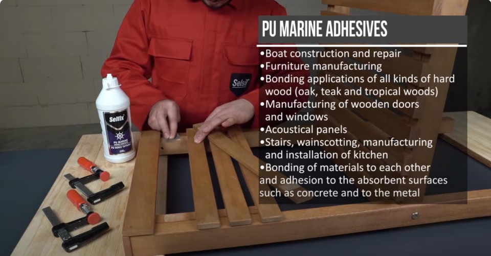 Selsil Suya Dayanıklı Poliüretan Deniz Tutkalı BAL RENGİ 500 gr.