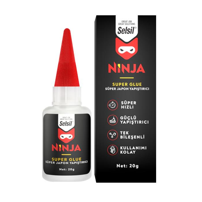 Selsil Ninja Genel Amaçlı Japon Yapıştırıcı 20 gr. - 1 Adet