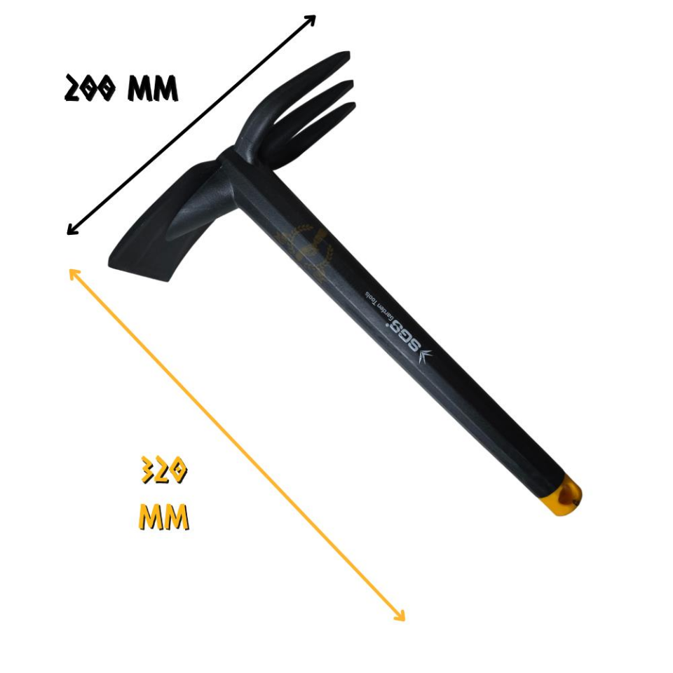 SGS Plastik Bahçe Seti Çapa-Tırmık-Kürek - 3 Farklı Parça
