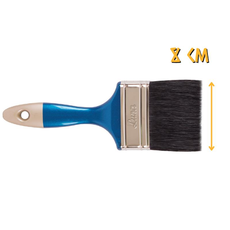 İzmir Fırça Castor Yağlı Boya Fırçası No: 3 - 8 cm.