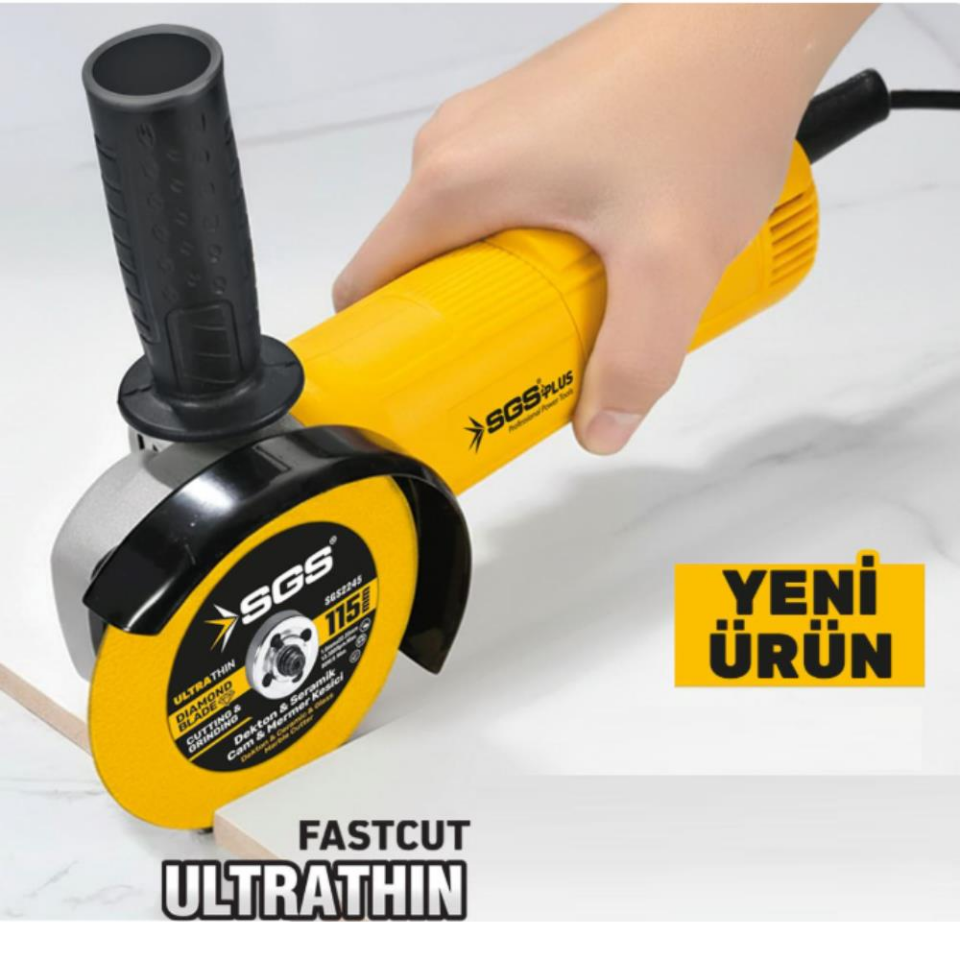 SGS Cam-Dekton-Seramik-Mermer Elmas İnce Kesme Taşı 115 mm.
