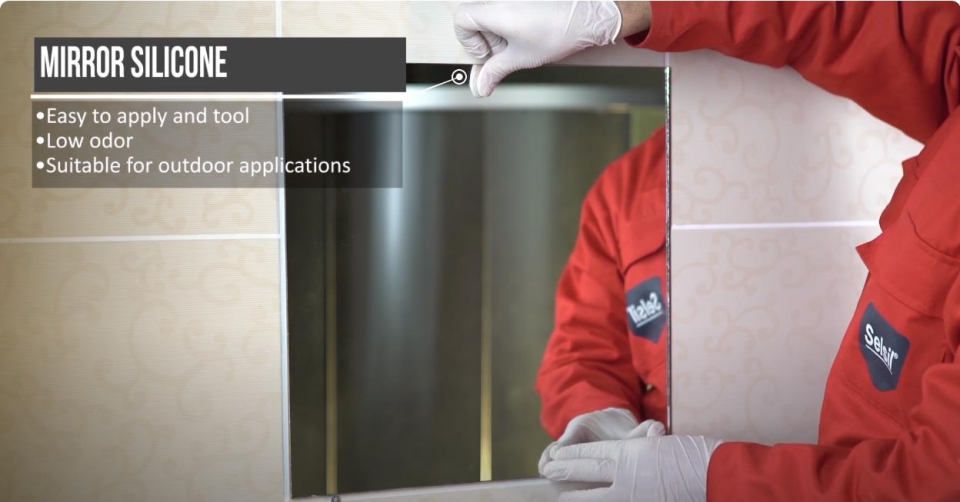 Selsil Güçlü Ayna Silikonu ŞEFFAF 280 ml. - 1 Adet