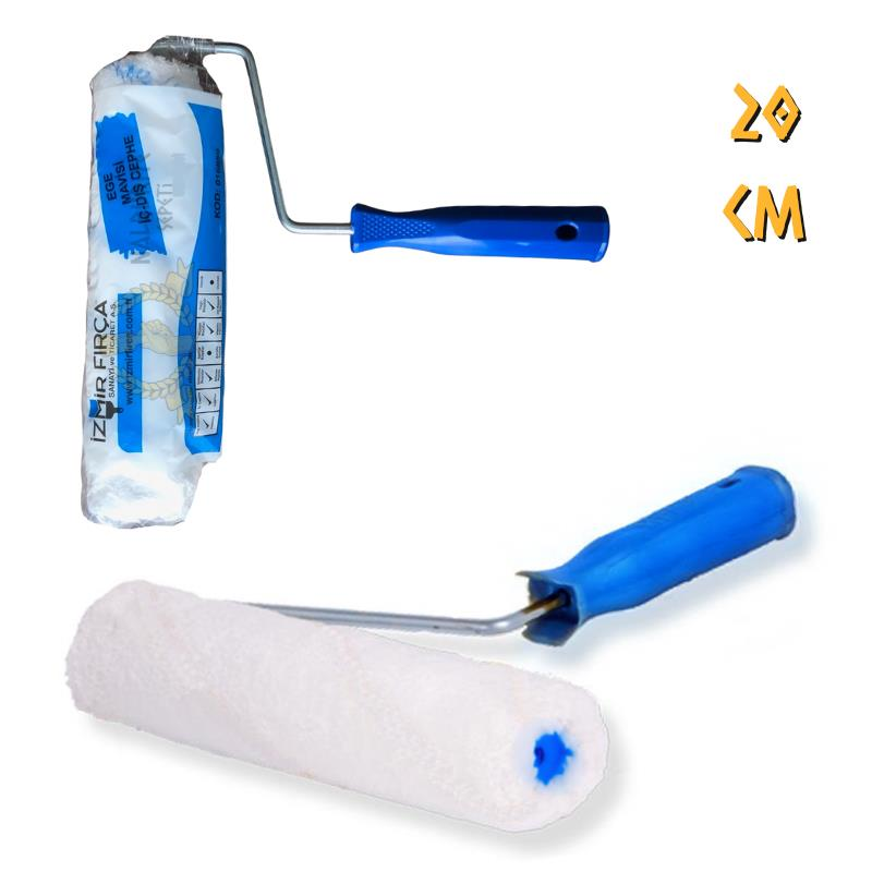 İzmir Fırça Ege Mavisi İç ve Dış Cephe Rulosu - 20 cm