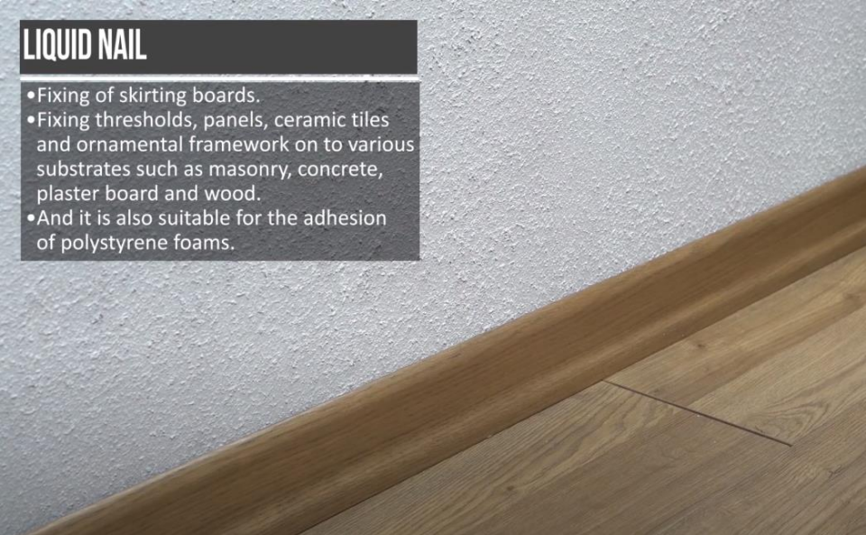 Selsil Strafor Süpürgelik Montaj Yapıştırıcı Sıvı Çivi 300 ml. - 1 Adet