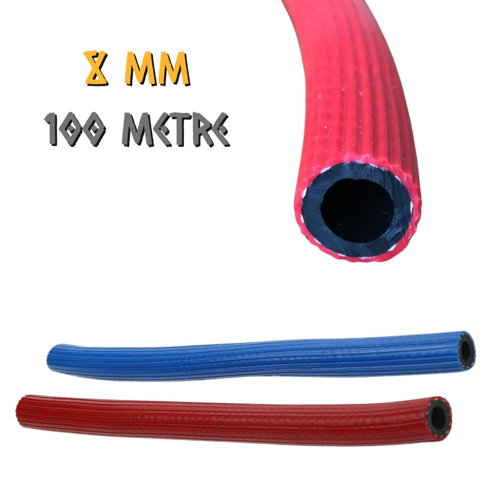 Güneş Endüstriyel Hava Hortumu Kırmızı - 5/16'' - 8 mm. - 100 Metre