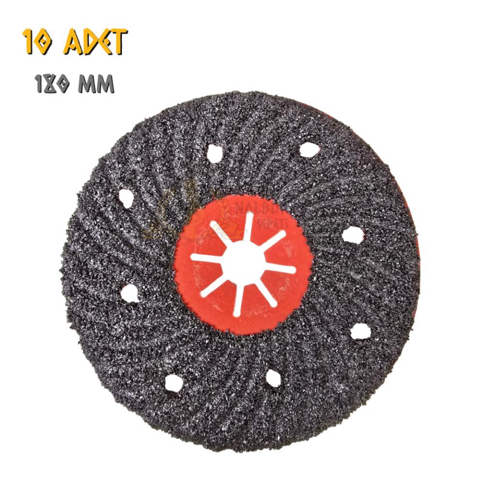 SGS Turbo Fiber Disk Zımpara Granit-Mermer-Taş P16C 180 mm. - 10 Adet