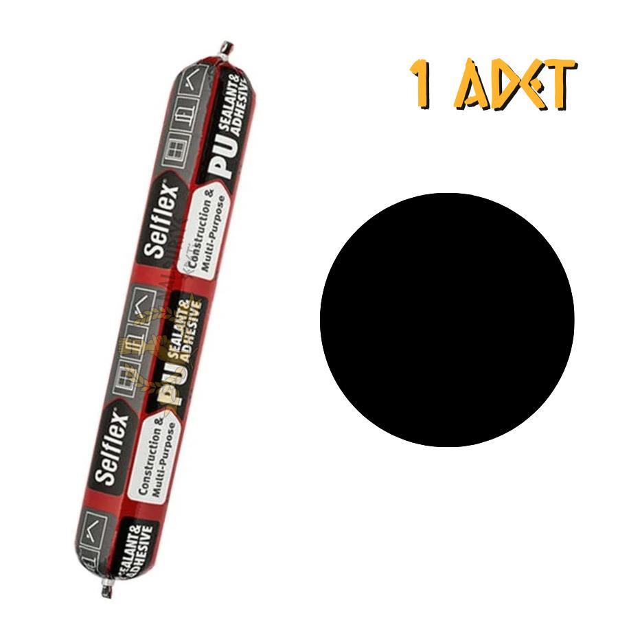 Selsil Poliüretan Sosis Mastik Yapıştırıcı PU50 SİYAH 600 ml. - 1 Adet