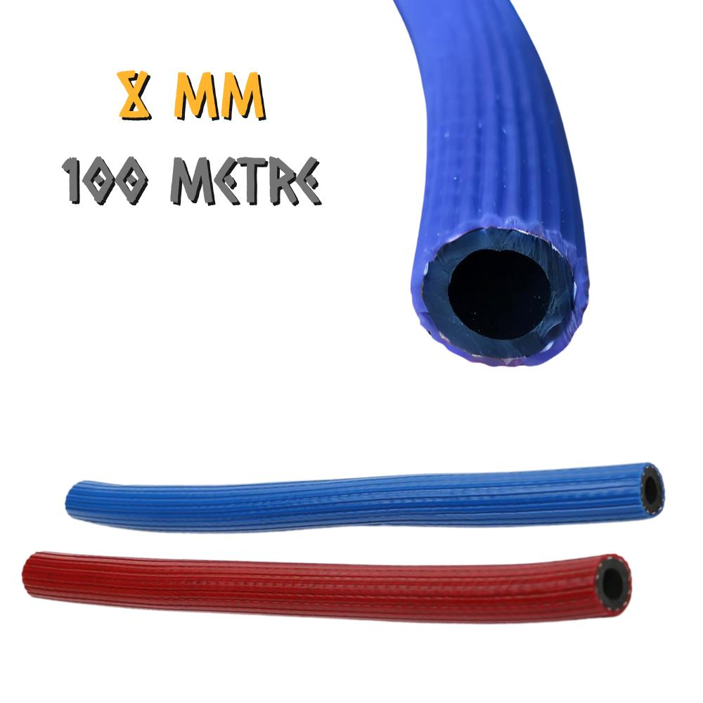Güneş Endüstriyel Hava Hortumu Mavi - 5/16'' - 8 mm. - 100 Metre