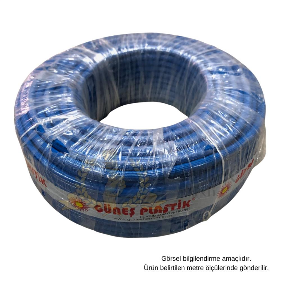 Güneş Endüstriyel Hava Hortumu Mavi - 5/16'' - 8 mm. - 100 Metre