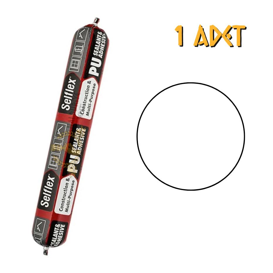 Selsil Poliüretan Sosis Mastik Yapıştırıcı PU50 BEYAZ 600 ml. - 1 Adet