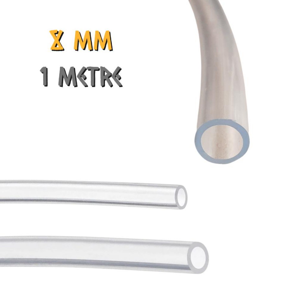 Güneş Milimetrik Terazi Hortumu Şeffaf 8 mm. - 1 Metre