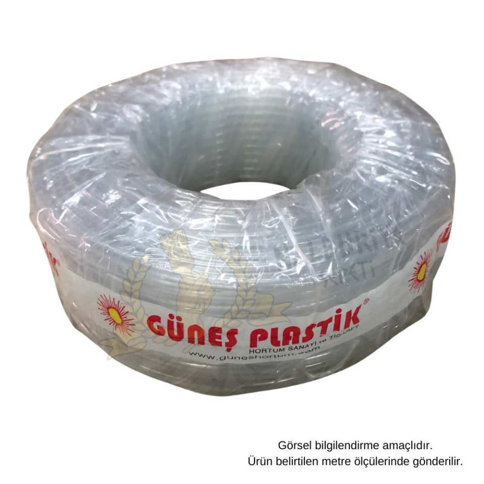 Güneş Milimetrik Terazi Hortumu Şeffaf 10 mm. - 1 Metre