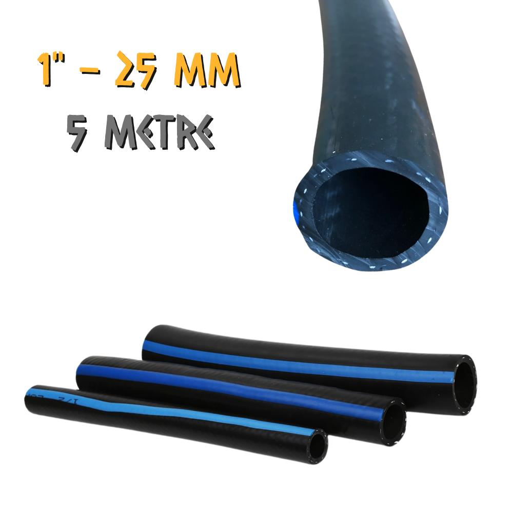 Güneş Termo Bezli Etli Su Hortumu 1'' - 25 mm. - 5 Metre