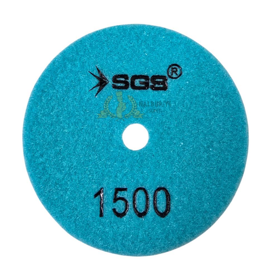 SGS Elmas Polisaj Pedi Mermer-Granit-Fayans - Kuru - 1500 Kum - 10 Adet