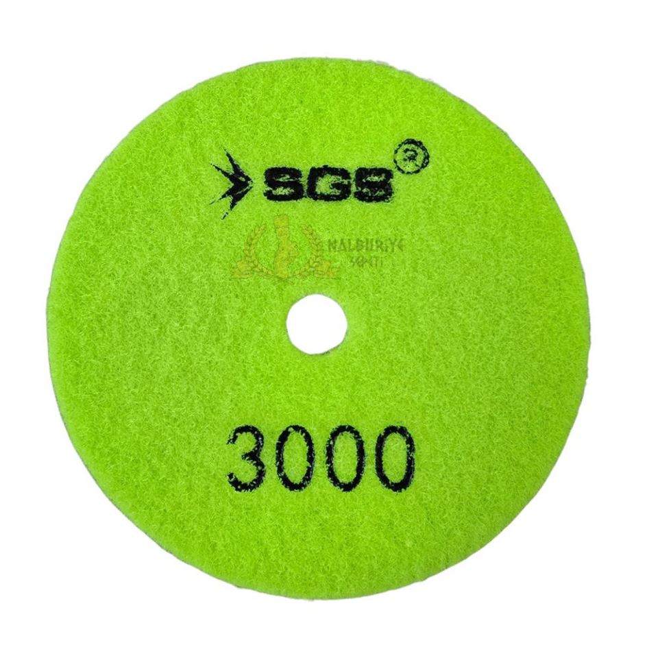 SGS Elmas Polisaj Pedi Mermer-Granit-Fayans - Kuru - 3000 Kum - 10 Adet