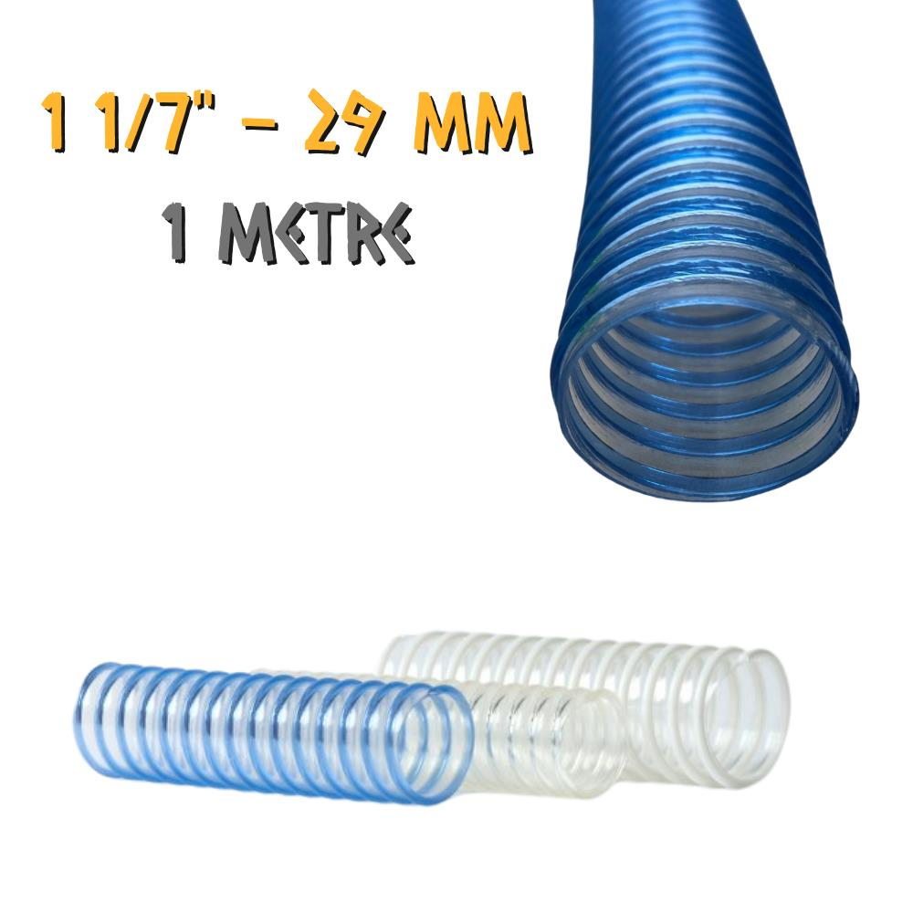 Güneş Şeffaf Spiral Lavabo Gider Hortumu 1 1/7'' - 29 mm. - 1 Metre