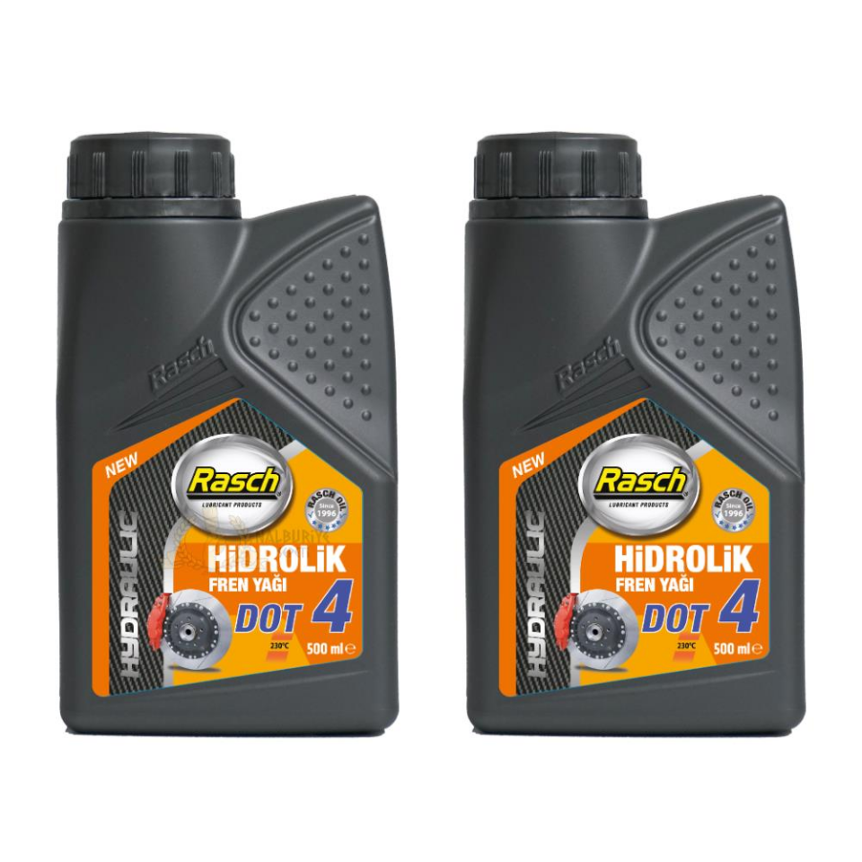 Rasch Hidrolik Fren Yağı DOT4 230°C - 500 ml. - 2 Adet